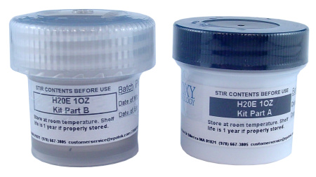 Клей эпоксидный электропроводный H20E (Part A+B), 28 г, Epotek