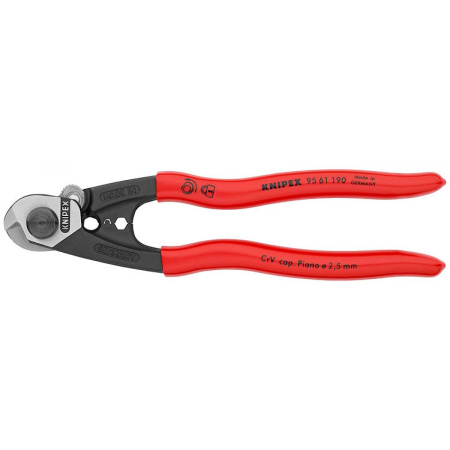 Ножницы для резки проволочных тросов (тросокусы), Knipex