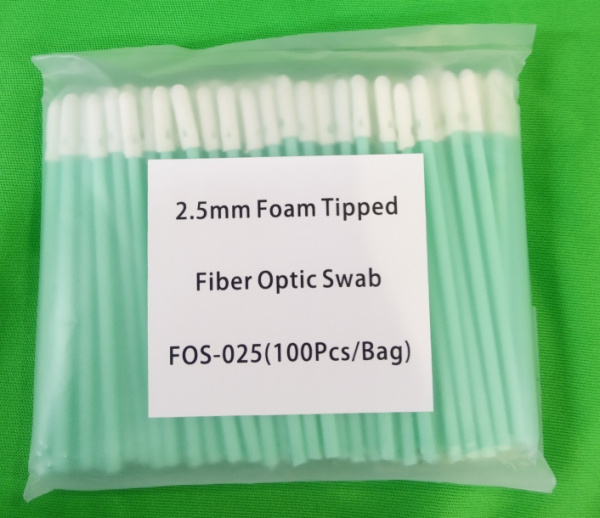 Палочки 2.5 мм для прочистки адаптеров (70 мм, 100 шт, поролон)