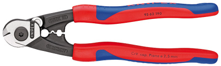 Ножницы для резки проволочных тросов (тросокусы), Knipex