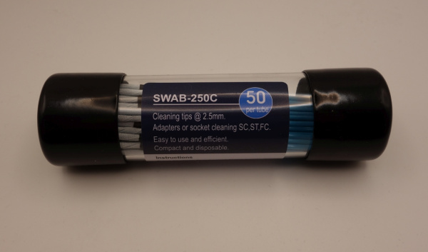 Палочки 2.5 мм для чистки адаптеров (100 мм, 50 шт, в тубе)