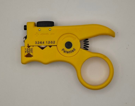 Стриппер-прищепка для кабеля диаметром 1.2...6.4 мм