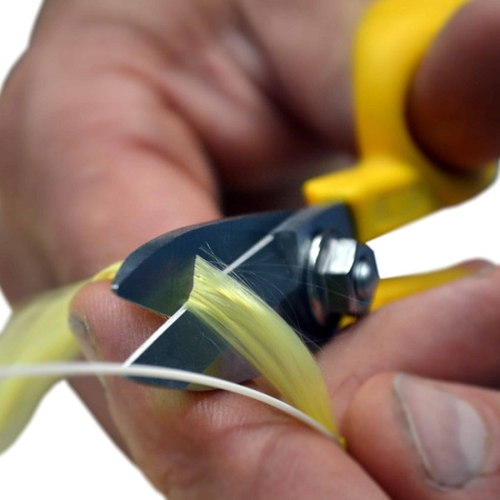 Ножницы для резки кевлара, оранжевые